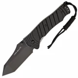 Ontario Utilitac II JPT-4S Black Plain Edge Tanto Pocket Knife - 8914