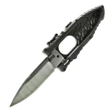 Schrade SCHSAD Viper Side Assisted Opening, Drop Point, Bead Blast, Pl