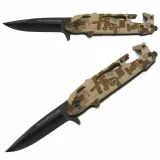 US Ranger Helicopter Assisted Opening Pocket Knife, Camo