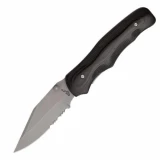 Bear OPS Tactical Serrated Blade Folder with Zytel Bead Finish