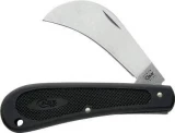 Case Cutlery Hawkbill Pruner Black Zytel Handle Single Blade Pocket Kn