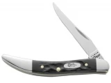 Case Cutlery Jigged Synthetic Texas Toothpick Small Black Single Blade