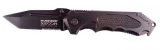 Humvee Gear Tactical Recon Folder #04 Pocket Knife with Partially Serr