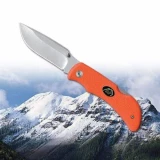 Outdoor Edge Grip-Blaze Pocket Knife with Orange Kraton Handle