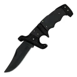 Fury Sporting Cutlery Tiger Knife, Black Handle & Single Blade, Plain