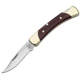 Buck Knives Folding Hunter, Birchwood Handle, Plain Edge Pocket Knife