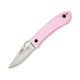 Ka-bar Knives Dozier Folding w/Thumb Notch, Pink Zytel Handle, Plain E