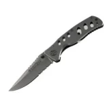 Smith & Wesson Extreme Ops Knife with Stainless Steel Handle, ComboEdg