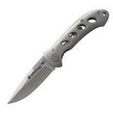 Smith & Wesson Oasis Knife with Gray Titanium Coated Handle and Blade