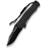 Ontario Utilitac II JPT-3S Black Drop Point Pocket Knife - 8906