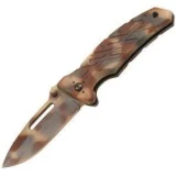 Ontario Knife Company XM-1D Desert Camo Razor Edge Single Blade Pocket Knif
