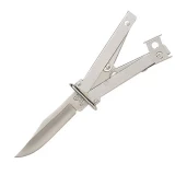 Fury Sporting Cutlery Paratrooper, Stainless Handle, Plain