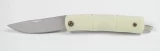 Mcusta Shiro-Take Single Blade Folding Knife w/ Ivory Corian Handle