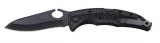 SOG Specialty Knives SOGZilla, Black Zytel Zytel Handle, Black Blade, Plain Pocket Knife