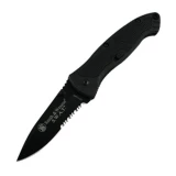 Smith & Wesson SWAT Medium Serrated Black Assisted Opening Knife, SWATMBS