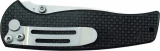 Schrade SCH403 Liner Lock Folding Knife w/ Drop Point Blade & Carbon F