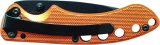 Schrade SCH107ALOR Liner Lock Folding Knife w/ Drop Point Blade & Oran