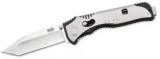 SOG Knives Flashback, Silver Handle, AUS-8 Blade, Satin, Plain