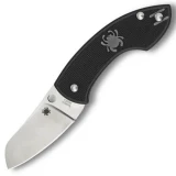 Spyderco Pingo Slipit Single Blade Pocket Knife, Black FRN Handle, Pla