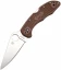 Spyderco Delica 4 Pocket Knife (Brown FRN Handle, Plain Edge)