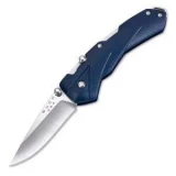 Buck Knives QuickFire Pocket Knife with Blue Thermoplastic Handle, Pla