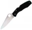 Spyderco Pacific Salt Pocket Knife (Black, Plain Edge)