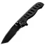 Gerber Evo Large Folder with Black Aluminum Handle and Tanto Black Com