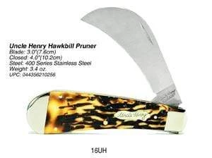 Schrade Uncle Henry 16UH Hawkbill Pruner Pocket Knife