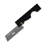 Fury Sporting Cutlery Micro Blade, Black Nylon Resin Handle, Plain Edg