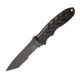 Gerber Yari II Tanto Knife with Black Anodized Aluminum Handle and Bla