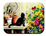 Tuftop Tempered Glass Kitchen Board, Artist Collection - Gardener's He