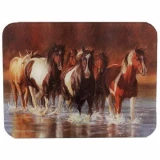 Rivers Edge Products Horse Cutting Board- Rush Hour