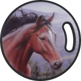 Rivers Edge Products Horse Round PPE Plastic Cutting Board