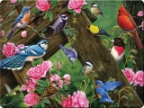 Rivers Edge Products Songbirds Glass Tempered Cutting Board