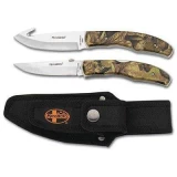 Meyerco Hunting Knife Set 2pc Camo w/ Sheath