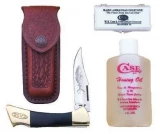 Case Cutlery Mako Lockback Gift Set w/ Honing Oil