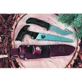 Outdoor Edge Trophy-Pak Skinner/Saw Combo Pack with Leather Sheath