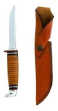 Case Cutlery - Fixed Blade Hunting Knife w/Leather Handle & Sheath