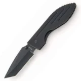 Ka-bar Knives Warthog Folder with Black G-10 Handle, Plain