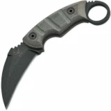 Ontario Ranger Karambit EOD, 3.5" Black Blade, Micarta Handle - 8672