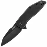 Kershaw Gravel, 2.5" BlackWash Blade, Stainless Steel Handle - 2065