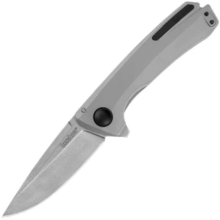 Kershaw Comeback, 3" Bead-Blasted Blade, Stainless Steel Handle - 2055