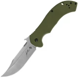 Kershaw Emerson CQC-10K, 3.5" Stonewash Blade, OD Green G10 Handle - 6