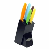 Oceanstar KS1217 6-Piece Colorful Non-Stick Coating knife set with Blo