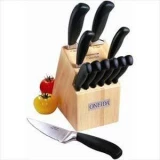 12-Pc Soft Touch Cutlery Set w/ Block