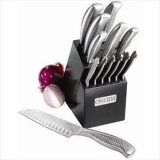 14-Pc Stainless Cutlery Set w/ Block