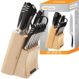 Top Chef Stainless Steel Knife Set - 15 Pieces