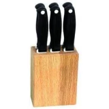 Kershaw Knives 9900 Series Steak Knife Set w/Block, 7 Pcs, CoPolymer H