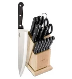 Sunbeam S-22001M 14-piece Cutlery & Wood Block Set