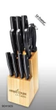 Schrade La Cuisine Kitchen Cutlery Set with Wood Block
